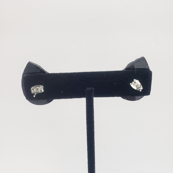 🔴 5/$10 Blue & Purple Iridescent Druzy Style Teardrop Earrings - Picture 3 of 5